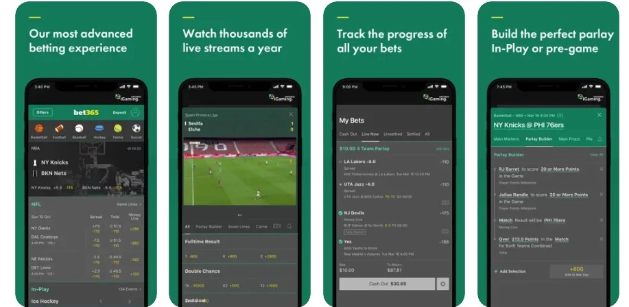 bet365 Ontario iOS app for iPhone and iPad