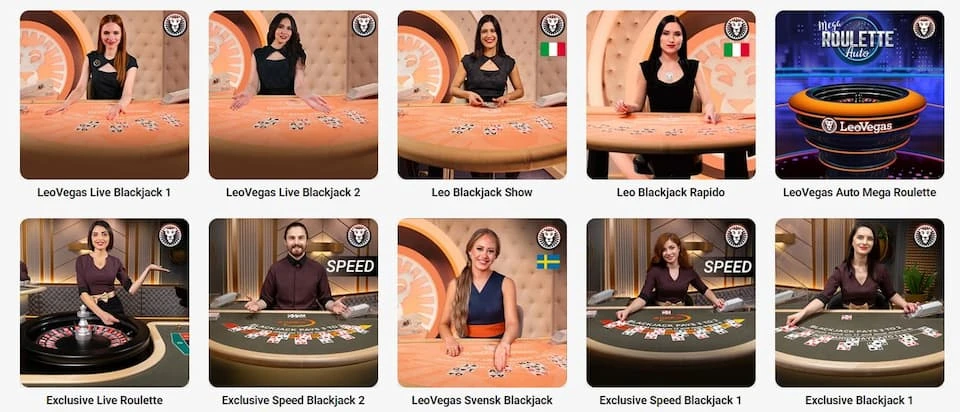 LeoVegas Casino Exclusive Games
