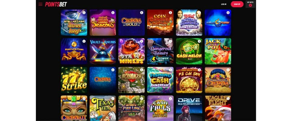 PointsBet Casino Slots