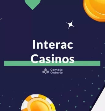 Interac Casinos Banner