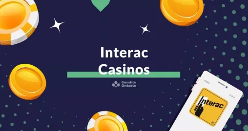 Interac Casinos Banner