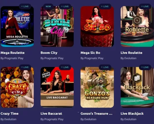 SpinAway Live Casino