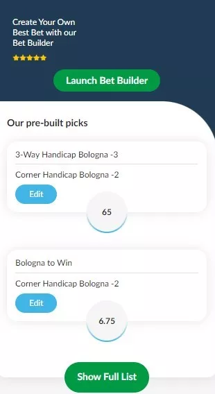 BetVictor Ontario Soccer Bet Builder