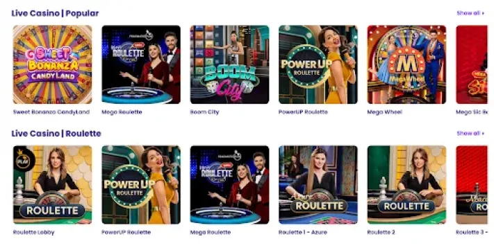 Wildz Casino Live Casino