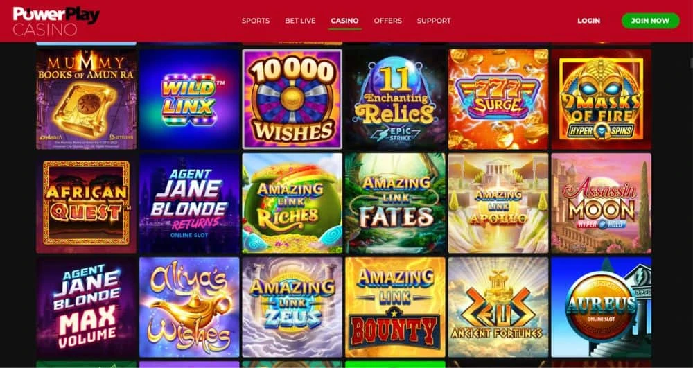 PowerPlay Casino Theme Slots