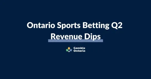 Ontario Sports Betting Revenue Dips in Q2 - Featured image