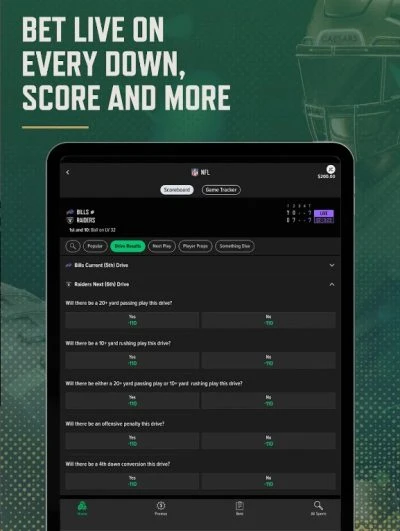 Caesars Sportsbook Live Betting