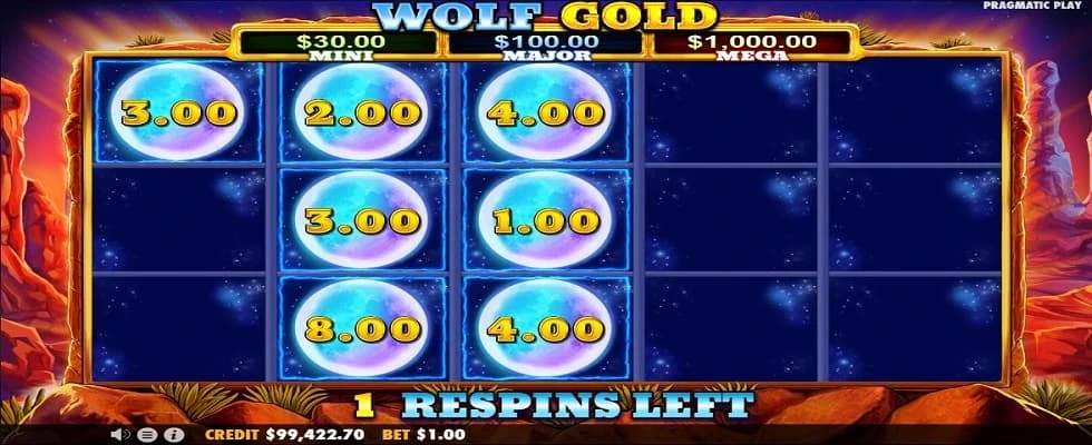 Wolf Gold Bonus Feature